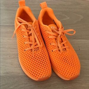 Vibrant Orange Athletic Sneakers - No Bull
